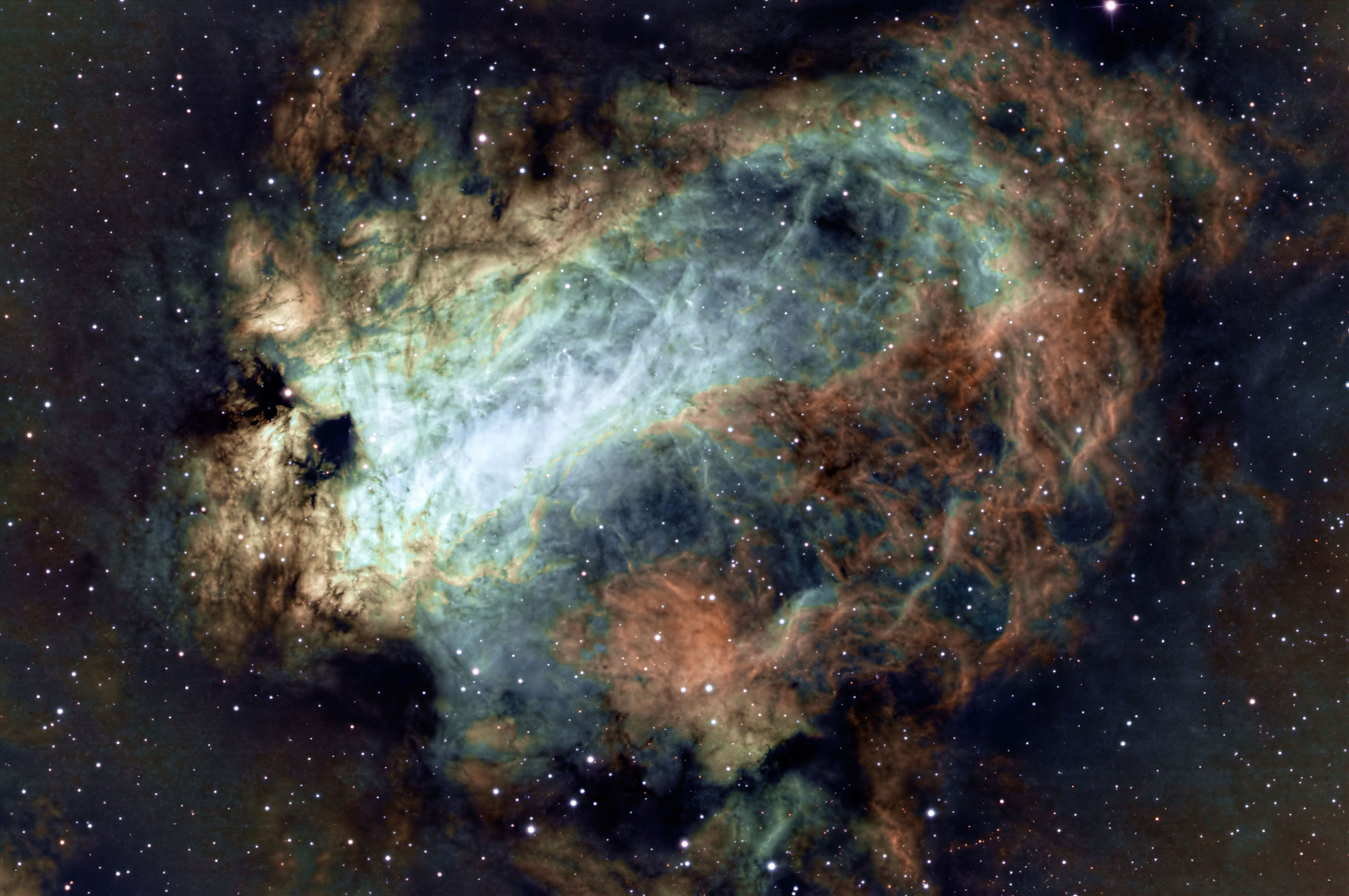 The Swan Nebula M17 Telescope Live